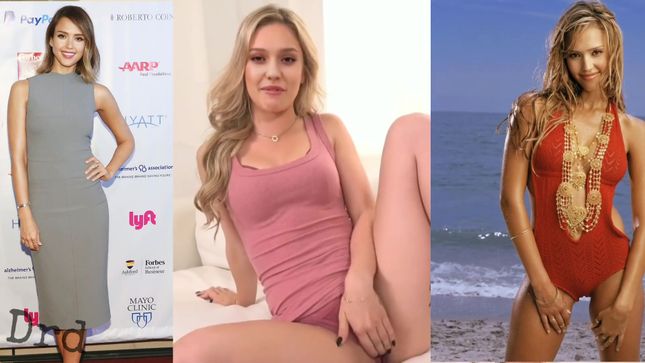 Порно видео Ненасытная Джессика Альба в подборке